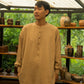 KC.10 Oversized Breezy Kala Cotton Shirt with Generous Sleeves and Scooped Hem