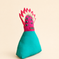 Handmade Upcycled Monster Plush | One-of-a-Kind Soft Toy | Sustainable Textile Creature | Quirky Gift | Collectible Art Doll