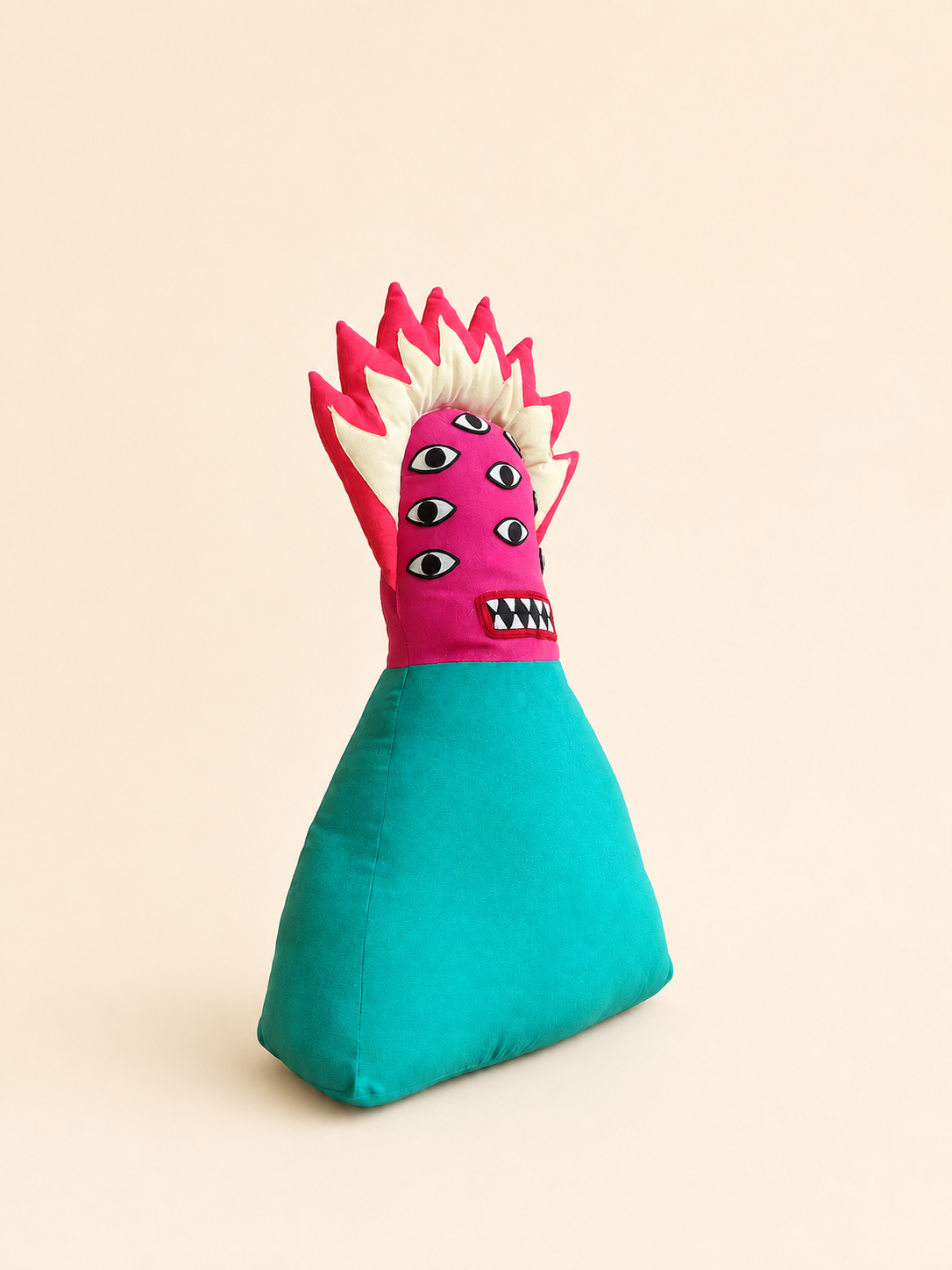 Handmade Upcycled Monster Plush | One-of-a-Kind Soft Toy | Sustainable Textile Creature | Quirky Gift | Collectible Art Doll