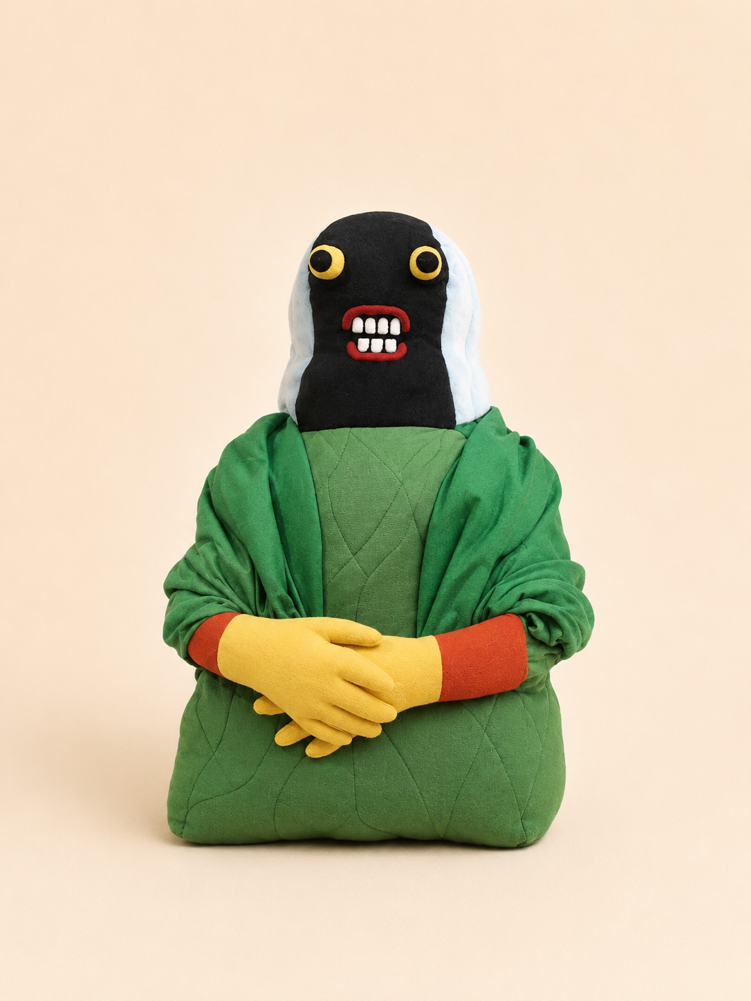 Handmade Upcycled Monster Plush | One-of-a-Kind Soft Toy | Sustainable Textile Creature | Quirky Gift | Collectible Art Doll