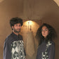 KI.03 Unisex Loose Fit Oversized Kala Cotton Shirt with Uzbek Ikat Patches