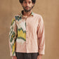 KI.02 Full Sleeve Button-Up Kala Cotton Handloom Shirt with Ikat Accents