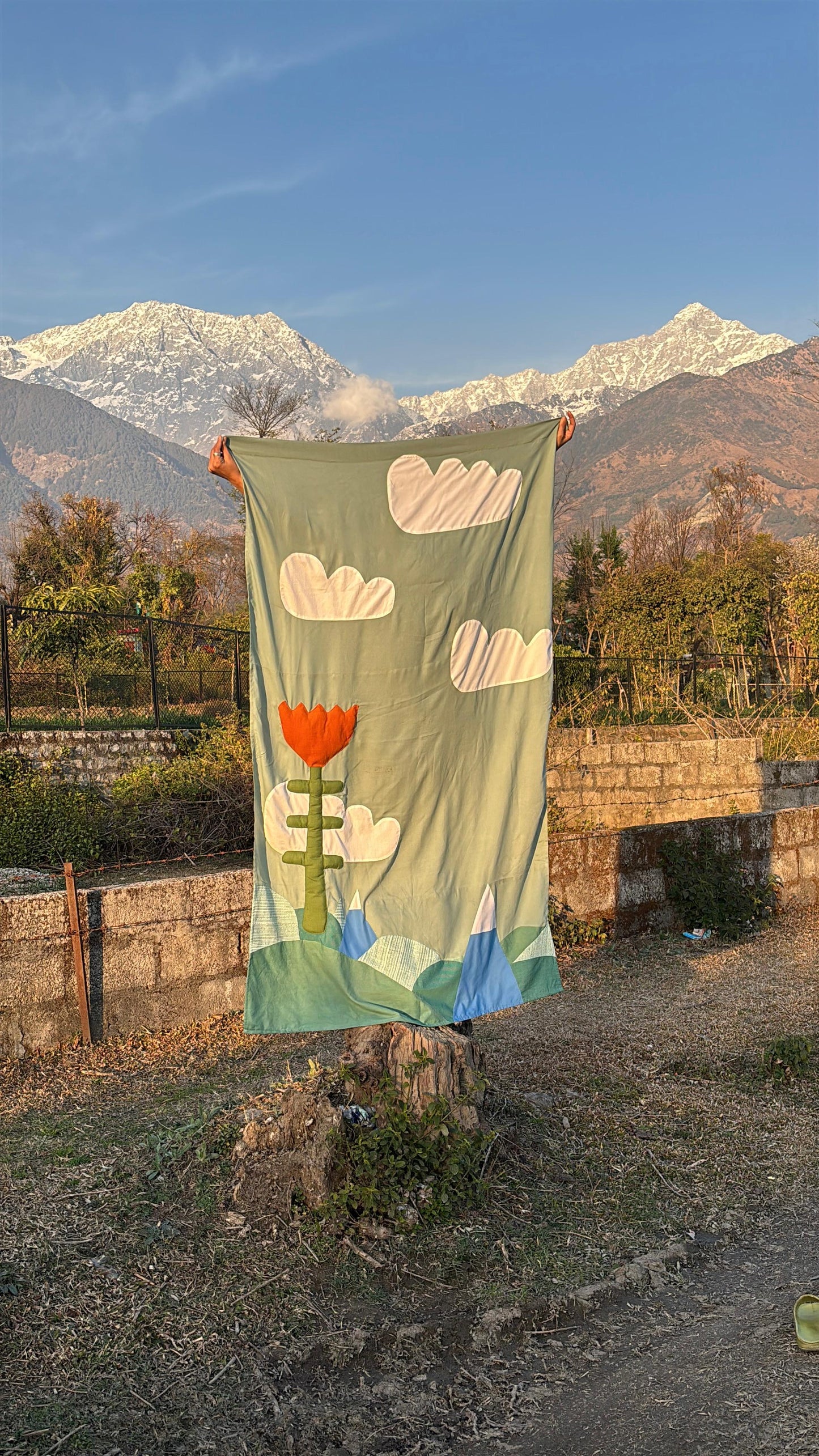 One of a Kind Upcycled Textile Tapestry | Handmade Wall Hanging | Sustainable Textile Art | Modern Home Decor
