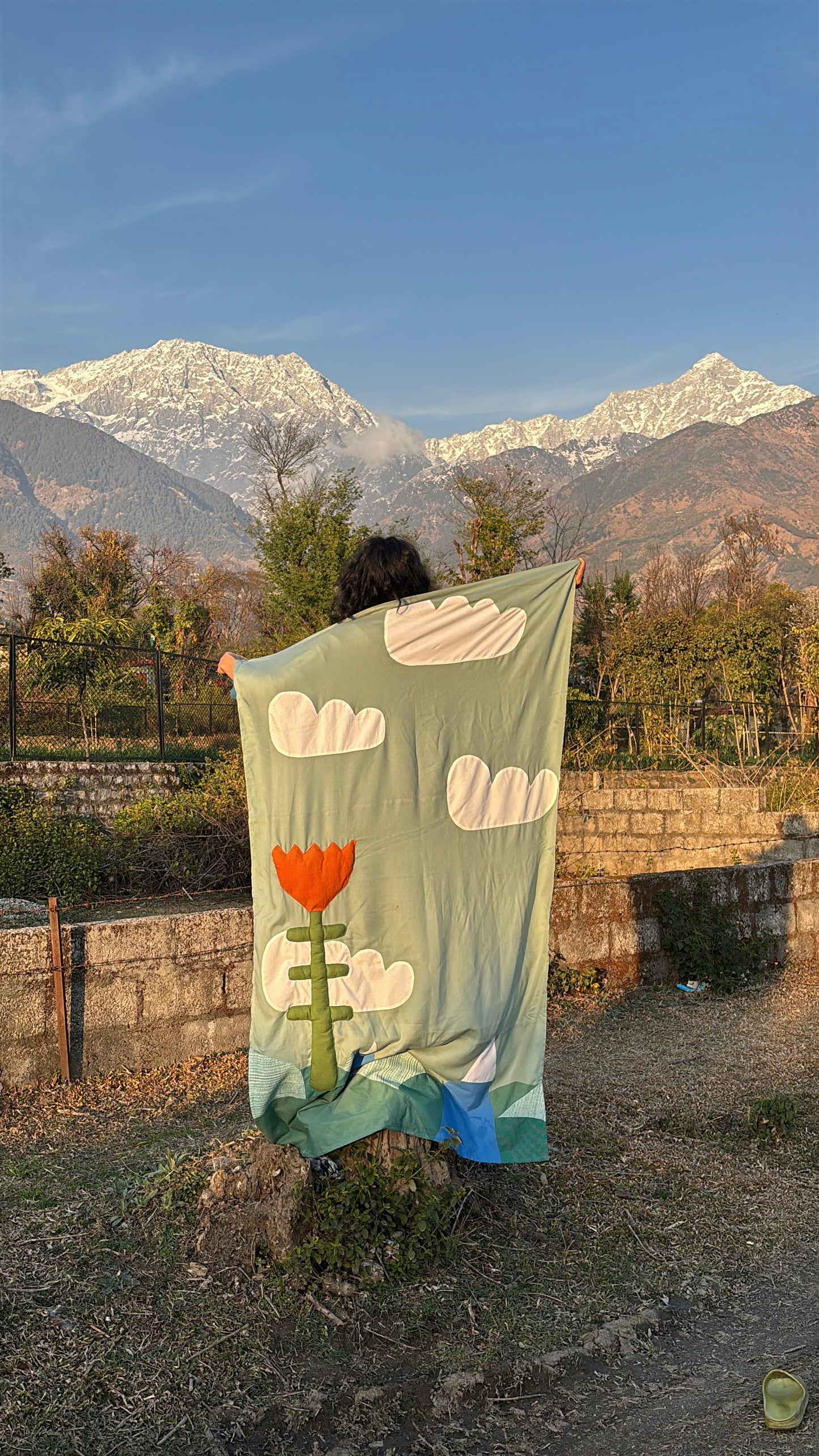 One of a Kind Upcycled Textile Tapestry | Handmade Wall Hanging | Sustainable Textile Art | Modern Home Decor